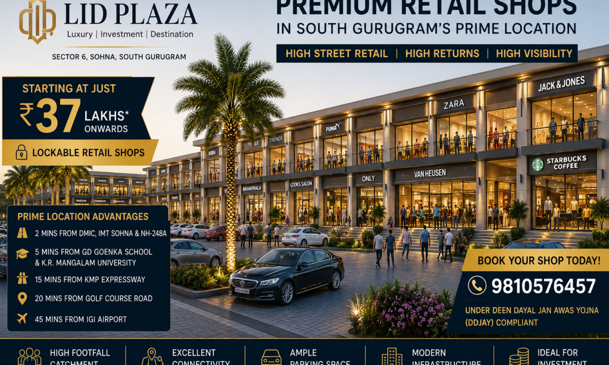Lidplaza-lockableretailshops-sec6sohna